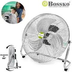 BOSSKO - Ventilador de 18 BK-8226VP Plateado