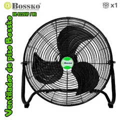 BOSKKO - Ventilador de 18 BK-8226VP/NG Negro