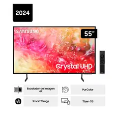 SAMSUNG - Televisor Smart Tv. 55" 4K UHD Tizen OS 2024 55DU7000