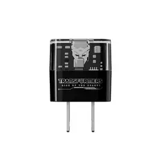 TRANSFORMERS - Cargador TF-K05 Negro 20w carga rápida USB C y USB A