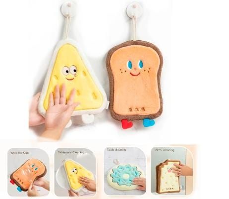 Pack de 4 Mini toallas niños secado rápido portable