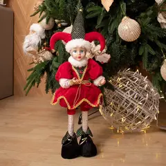 PANADECOR - Arlequín Navideño Rojo y Verde 53 cm