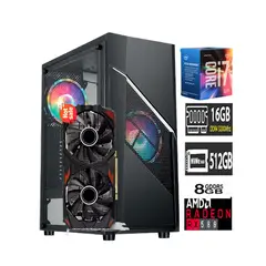 GAMBYTE - Computadora PC GAMER Core I7 6700 16GB RAM SSD 500GB Tvideo RX 580 8GB CASE RGB