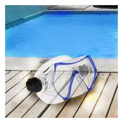 RYBIU IMPORT - Lentes Portable para Nadar en Color Azul Y+Papel de Regalo