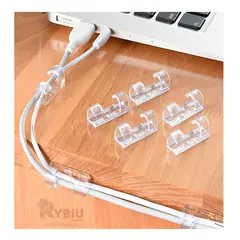 RYBIU IMPORT - Clips de Plastico Cargador en Transparente Y+Papel de Regalo