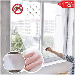 INSPIRA - Malla a Prueba de Mosquito para Ventana Pack x2
