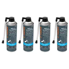 TRUPER - Sellador de llantas inflador 450 ML12 OZ, Pack 4