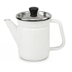 RECORD - Cafetera Gota a Gota Acero Vitrificado Baja Blanco -