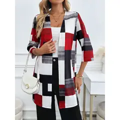 KAST PE - Cardigan para Mujer Olea manga tres cuartos - Talla M