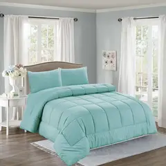 CASATEX - Edredón 2 plazas + Juego de sábanas 100% Algodón - 5 Piezas