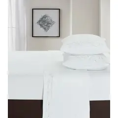 VENEZIA - Set de Sabanas de 1.5 pz de 4 Piezas 100% Algodón
