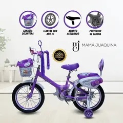 VELOX - Bicicleta Para Niña Aro 16 «HI LIRY» Purple
