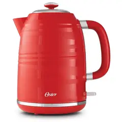 OSTER - Hervidor eléctrico rojo 1.7 L BVSTKT4177R