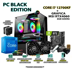 INTEL - Computadora PC Gamer Core i7 12700KF RAM 16GB SSD 1TB GRAFICA RTX 4060 8GB