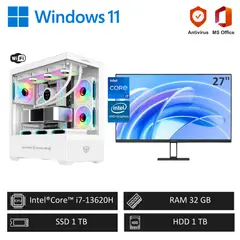 INTEL - Computadora PC Gamer ci7 13620H 4´90GHz 32GB RAM 2TB + Monitor Xiaomi 27”