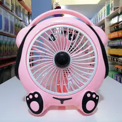 GENERICO - Ventilador para escritorio Kawaii 2 niveles Perrito