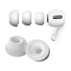 GENERICO - Almohadillas de silicona compatible con AirPods Pro 1 - 2(S/M/L)blanco