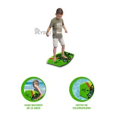 GENERICO - Tabla Resistente para Surf en Verde Limon Y+Regalo Stickers