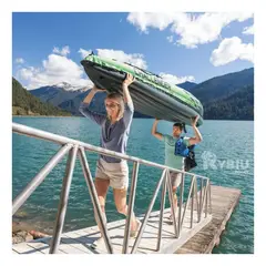 GENERICO - Kayak para Deportes Acuaticos Verde Y+Envoltorio de Regalo