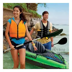 GENERICO - Kayak Ergonomico con Quilla en Verde Y+Gift Stickers