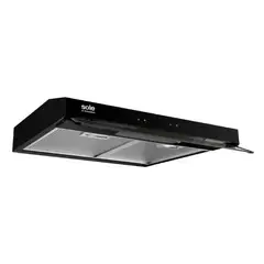 SOLER JOVE - Campana Extractora Sole 60cm Slim Black TURE18CO Negro