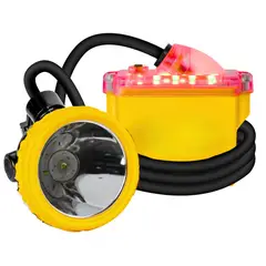 CAFINI - Linterna de Cabeza Minera Recargable 7800mAh Litio