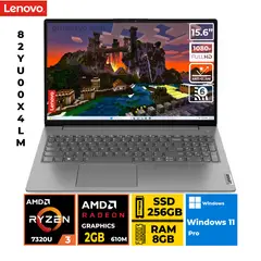 LENOVO - LAPTOP V15 G4 AMN RYZEN 3-7320U RAN 8GB SSD 256GB 156 FHD Windows 11Pro