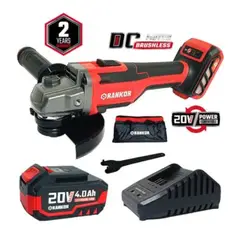 RANKOR - Amoladora Inalambrica 5 RLAG20001 20V 1Bat X 4Ah Brushless