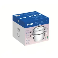 TRAMONTINA - Olla Vaporera 2Pz 16 cm (1.5L) Allegra -