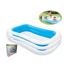 GENERICO - Piscina Rectangular Inflable Familiar Oasis De Diversión