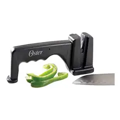 OSTER - Afilador de Cuchillos Mango Ergonómico Negro 75979-01