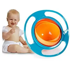 GENERICO - Plato giratorio antiderrame gyro bowl para bebé verde