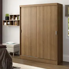 MADESA - Ropero Luke 2 Puertas Corredizas 2 Cajones