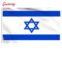GENERICO - Bandera De Israel 90 Cm X 150 Cm En Poliéster A1