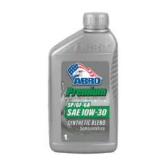 ABRO - Aceite Lubricante para Motor Semi Sintético 10W30 SP 1L