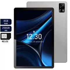 HYUNDAI - Tablet HYTAB PRO 10LA2 8GB RAM 256GB Dual SIM 4G LTE - Gris Espacial