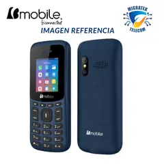 BMOBILE - Teléfono Movil K391 2G Dual SIM Radio FM - Color Azul