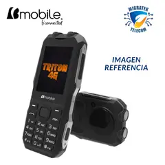 BMOBILE - Teléfono Movil TRITON 4G Dual SIM - Radio FM - Color Negro
