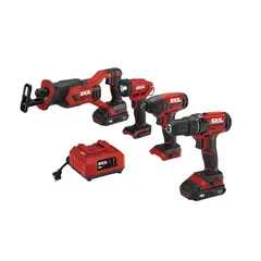SKIL - Taladro Atornillador Sierra Linterna Set 4 En 1 - 20v.