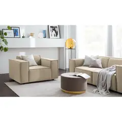 GENERICO - Sofá 1 Cuerpo Vitoriano - Beige