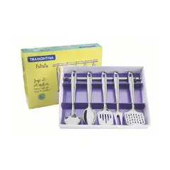 TRAMONTINA - Juego de Utensilios 5 PIEZA.ACE.INOX
