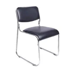 OFIDEAS - Silla de Visita Fija Junior Negro Ofideas