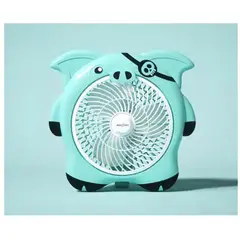 GENERICO - Ventilador de escritorio o mesa turquesa