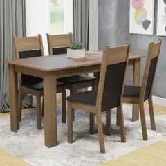 MADESA - Juego de Comedor Ellen con 4 Sillas