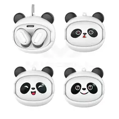 EWTTO - Audífonos Bluetooth Ewtto Diseño PANDA Rostro Intercambiable
