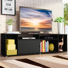 MADESA - Centro de Entretenimiento Mesa para TV Cancún Hasta 65 Pulgadas
