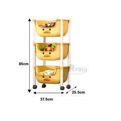 GENERICO - Repisa Duradera de Pato Amarillo Y+Regalo Ligas para Peinar