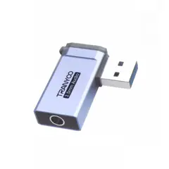 TRANYOO - Adaptador Audio USB - Punta Auxiliar - Tarjeta de sonido