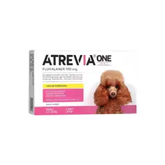 ATREVIA - Antipulgas para perros one 100mg de 4.5 a 10 kg.