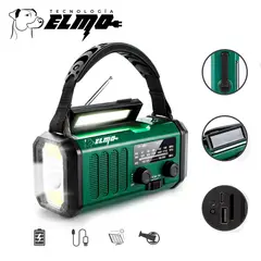 ELMO ELECTRIC MOBILITY - Radio-Linterna de Emergencia Multifunción 10000mAh